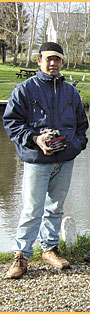 Jo Marwi, winnaar viswedstrijd 2001 Bergeinde